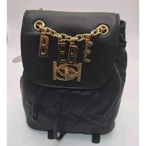 Bebe‎ Los Angeles Wyatt Small Backpack Black